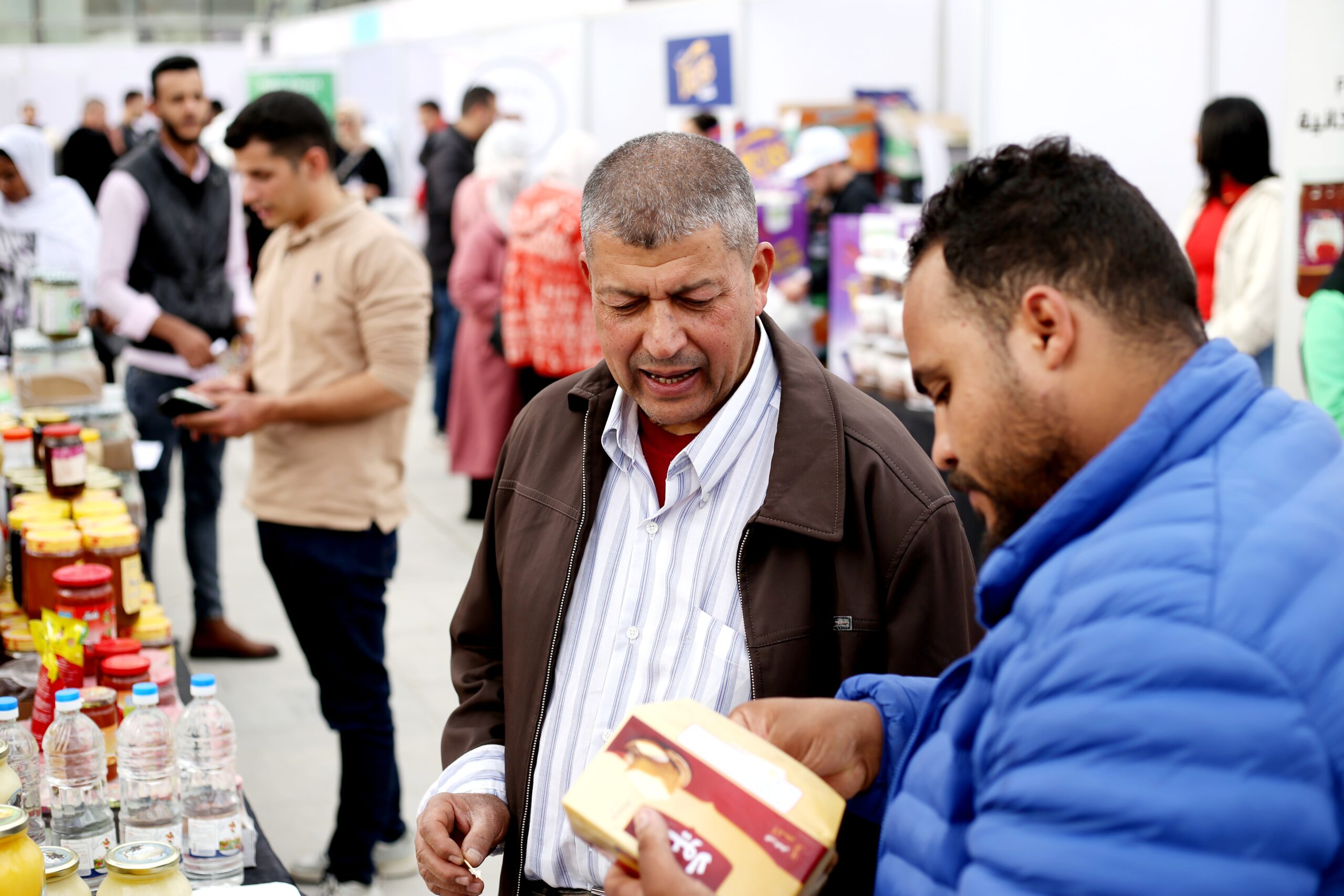 زوار المعرض 
