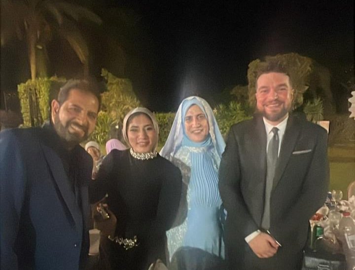 زفاف نجلة شقيقة الفنان طارق ريحان 